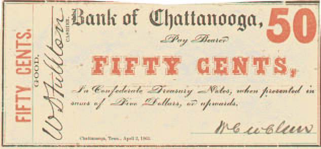 Bk Chattanooga $0.50 G-46